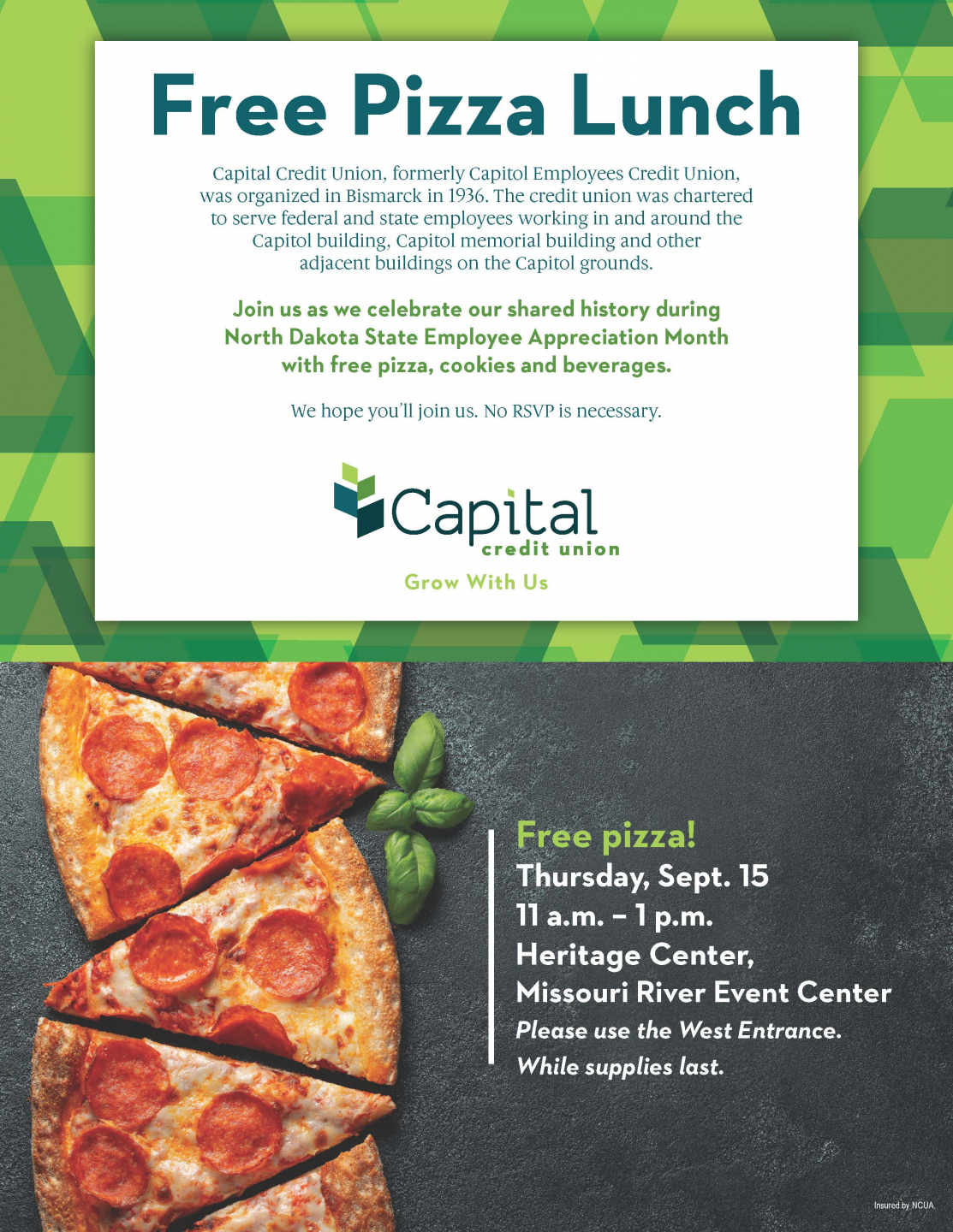 Pizza Lunch The North Dakota Council of State Employees